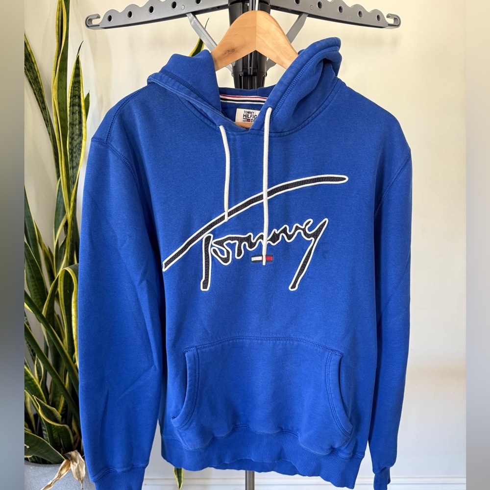 Tommy Hilfiger Denim Embroidered Big logo Blue Pullover
Sweater